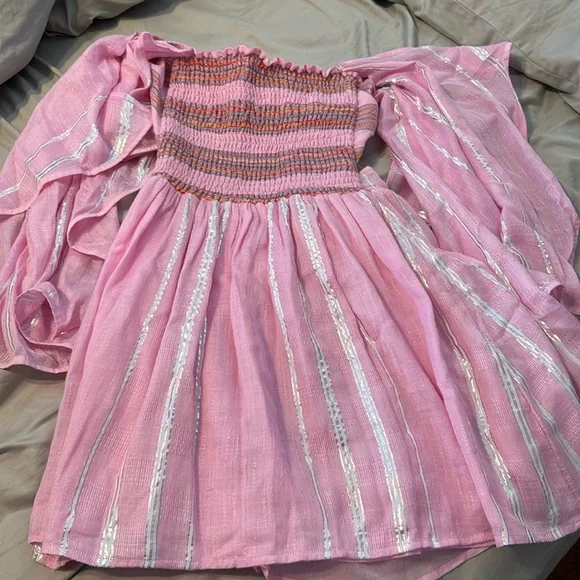 💕Pitusa Pink Silver Dress BNWT ShopMorley Boutique💕 - Picture 5 of 15